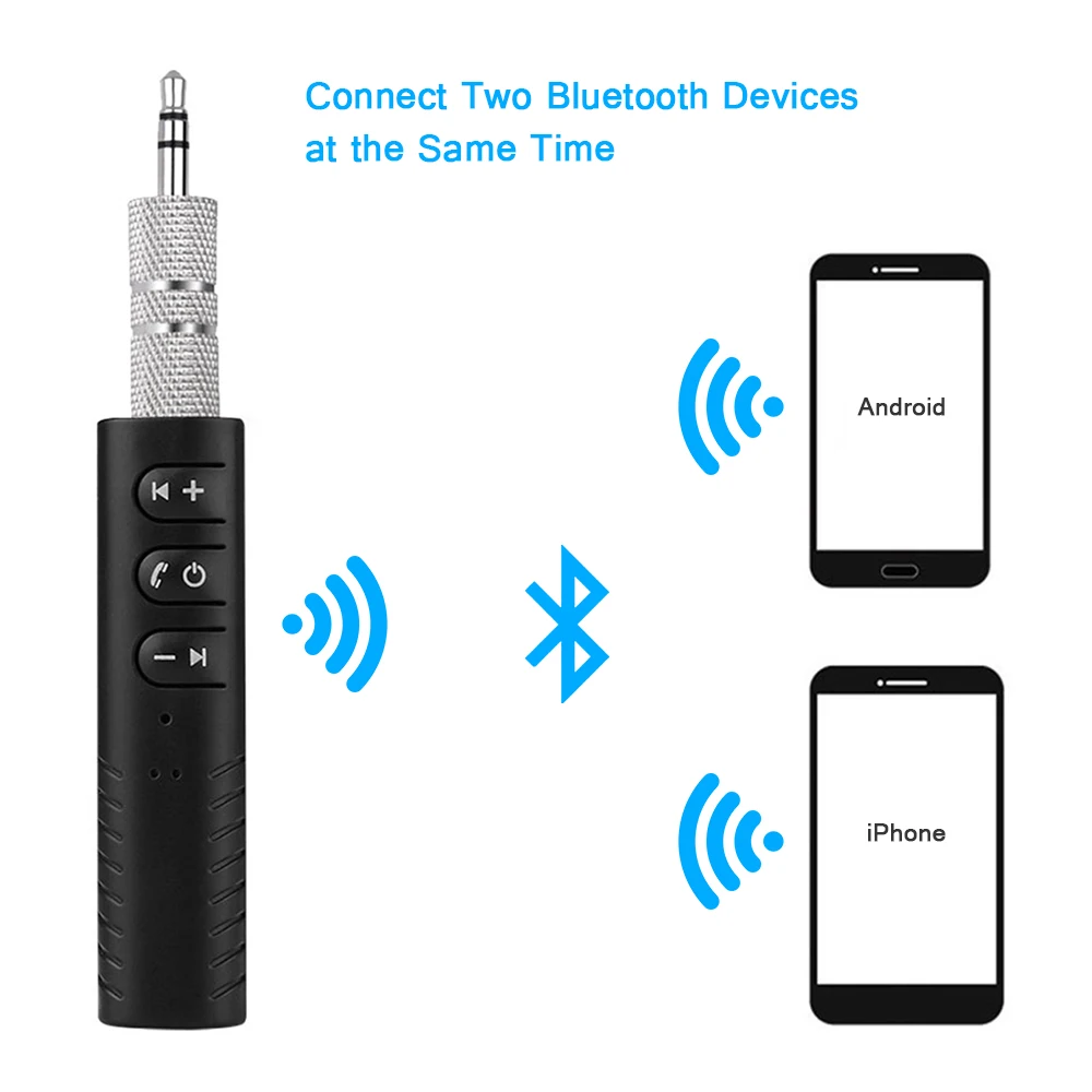 Автомобильный беспроводной bluetooth-приемник 3,5 мм разъем Bluetooth аудио Музыка приемник адаптер Динамик адаптер для наушников аудио стерео для автомобиля