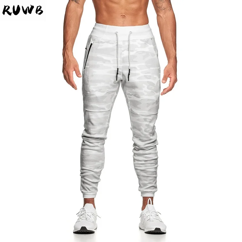 

Брюки мужские спортивные камуфляжные, Джоггеры для фитнеса, тренировочные штаны для бега, спортивная одежда, брюки для спортзала, тренирово...