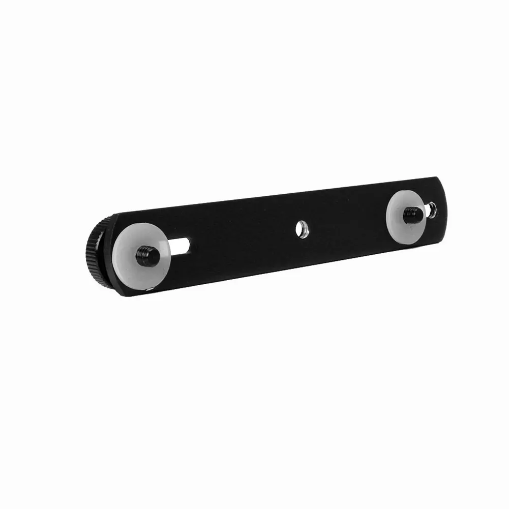 Dual Flash Bracket Mount Holder For 1/4 Screw Studio Tripod Light Stand Camera