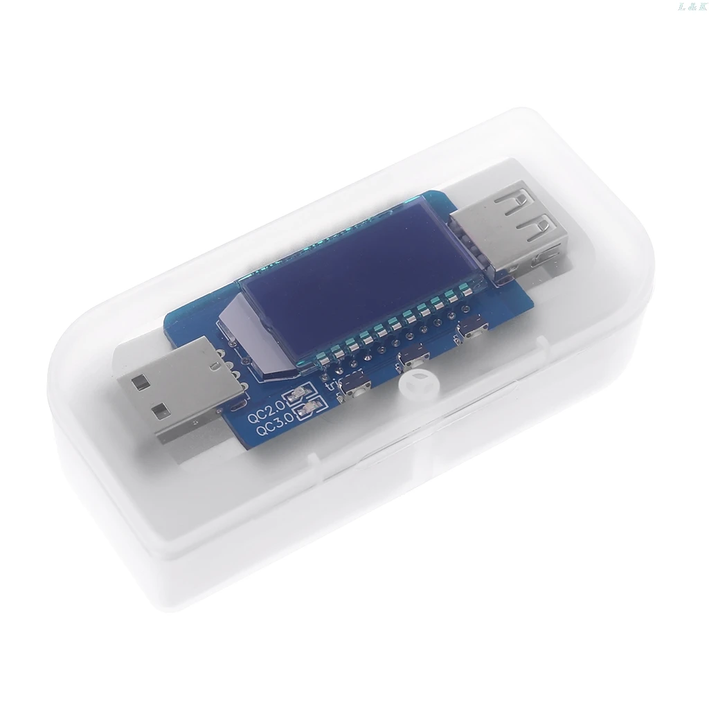 Цифровой электронный Внешний аккумулятор QC2.0/QC3.0 с триггером USB быстрое зарядное