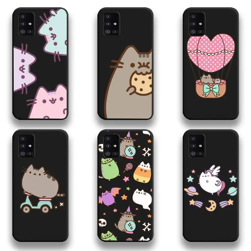 

Cute Cat Pusheen Cats Phone Case For Samsung Galaxy A52 A21S A02S A12 A31 A81 A10 A20E A30 A40 A50 A70 A80 A71 A51 5G
