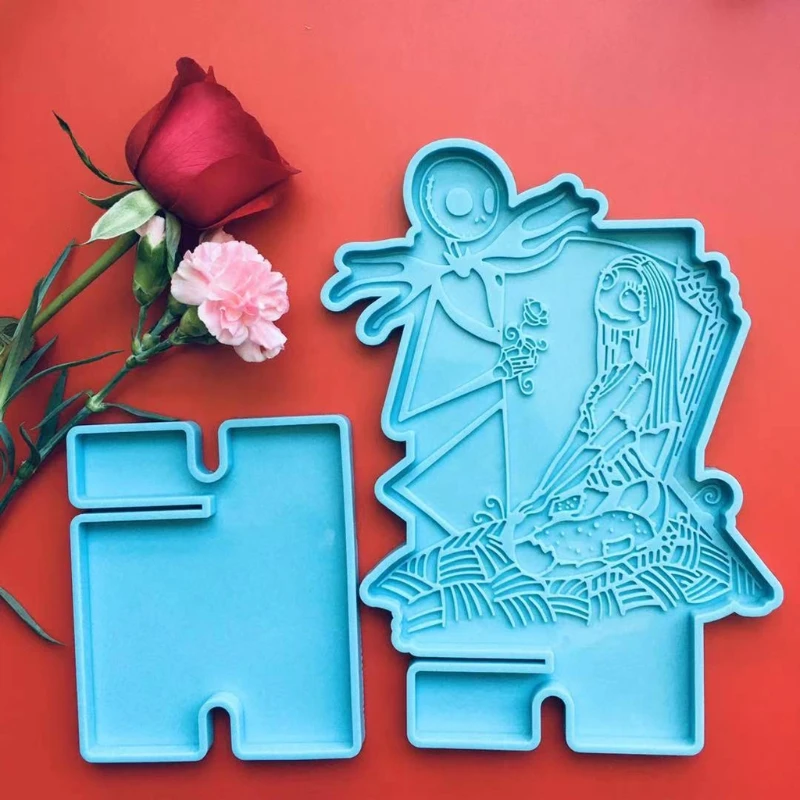 

Handmade Mobile Phone Stand Silicone Resin Mold Phone Holder Epoxy Resin Moulds Craft Cell Phone Bracket Silicone Mold