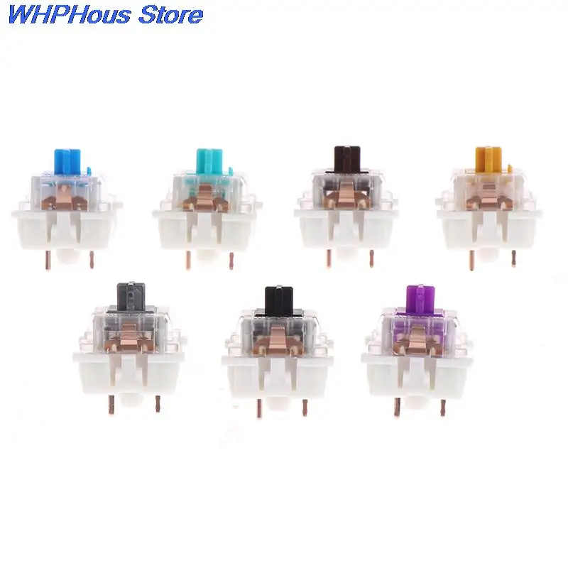 New 10Pcs/lot Outemu Mx Switches 3 Pin Mechanical Keyboard Black Blue Brown | Обустройство дома