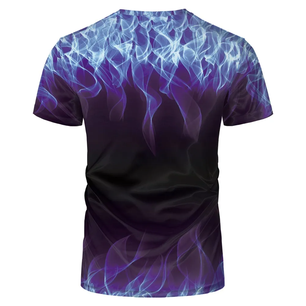 

Summer New Flame Series T-shirts, 3d Printed T-shirts, Fashionable Multifunctional T-shirts And Large Size T-shirts For Men And
