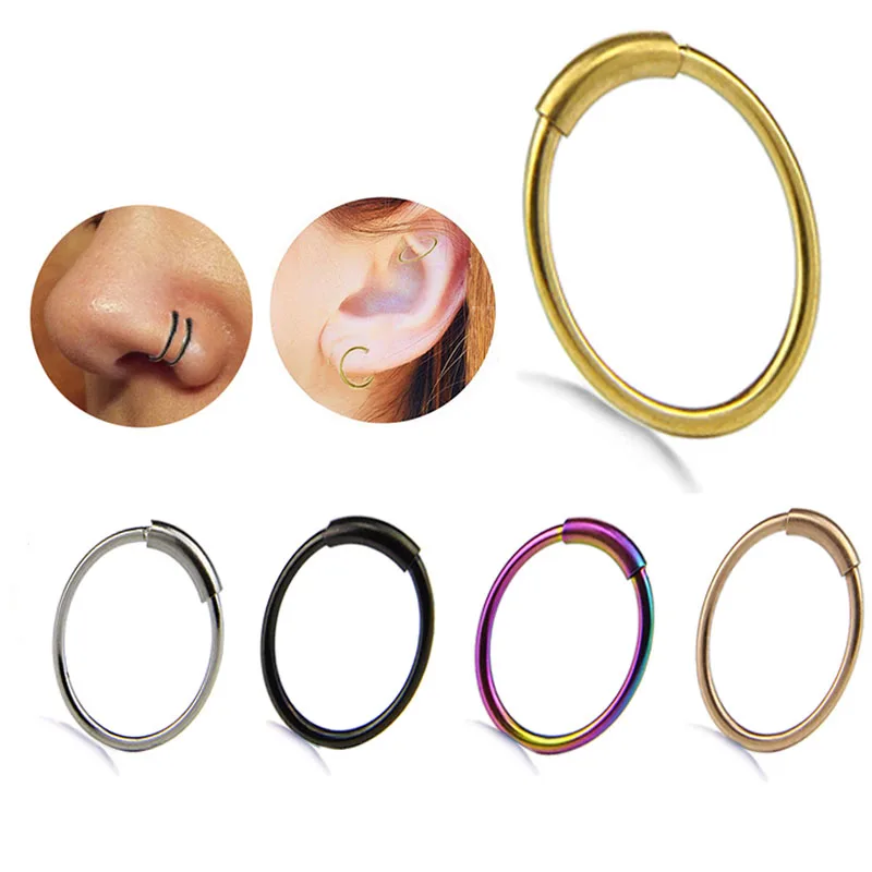 Кольцо для носа кольцо перегородки хрящевой ткани козелка завитка ушной