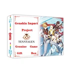 Счастливый подарок сумка игра Genshin Impact косплей реквизит значок аниме Браслет проект сюрприз коробка постер наклейка на открытку детский день рождения