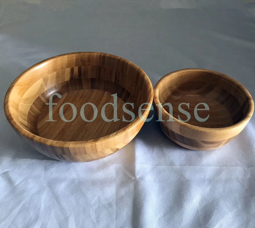 

Bamboo Salad Bowl Fruit Serving Bowl wood salad bowl