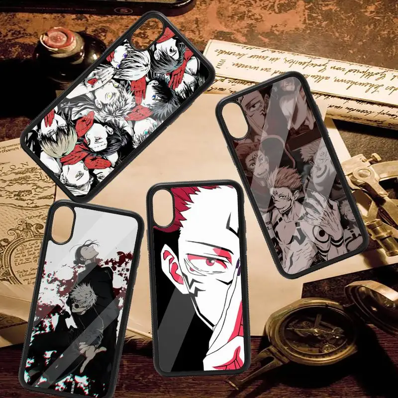 

Jujutsu Kaisen anime Phone Case PC for iPhone 11 12 pro XS MAX 8 7 6 6S Plus X 5S SE 2020 XR