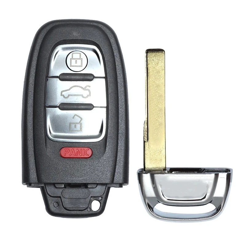 KEYECU для Audi A4l A3 A4 A5 A6 A8 Quattro Q5 Q7 пульт дистанционного ключа оболочки чехол Замена