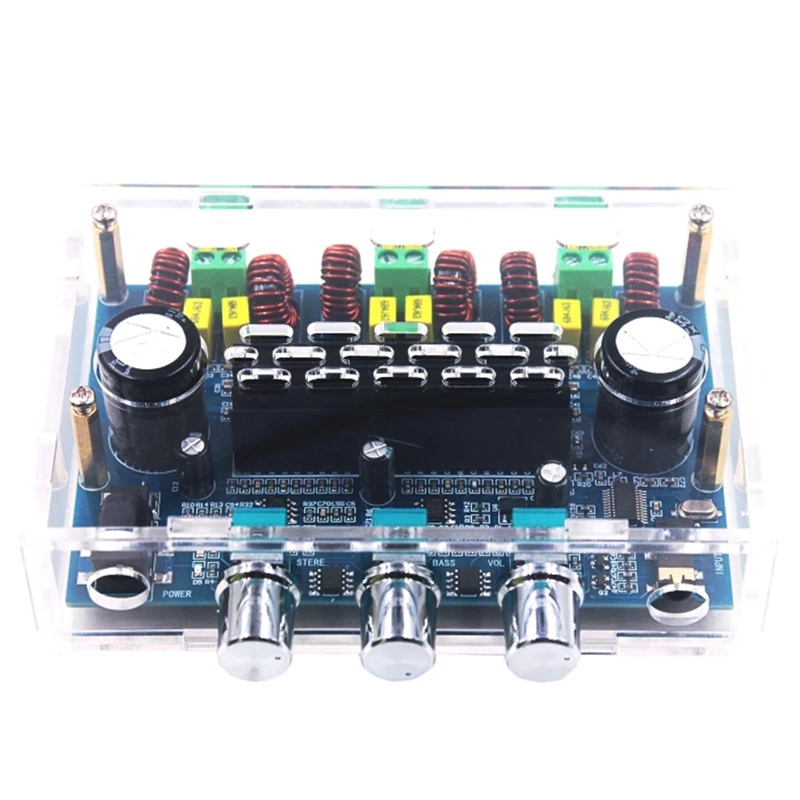 XH A305 Bluetooth 5 0 стерео цифровой усилитель мощности плата TPA3116D2 50Wx2 + 100 Вт 2 1 канала o