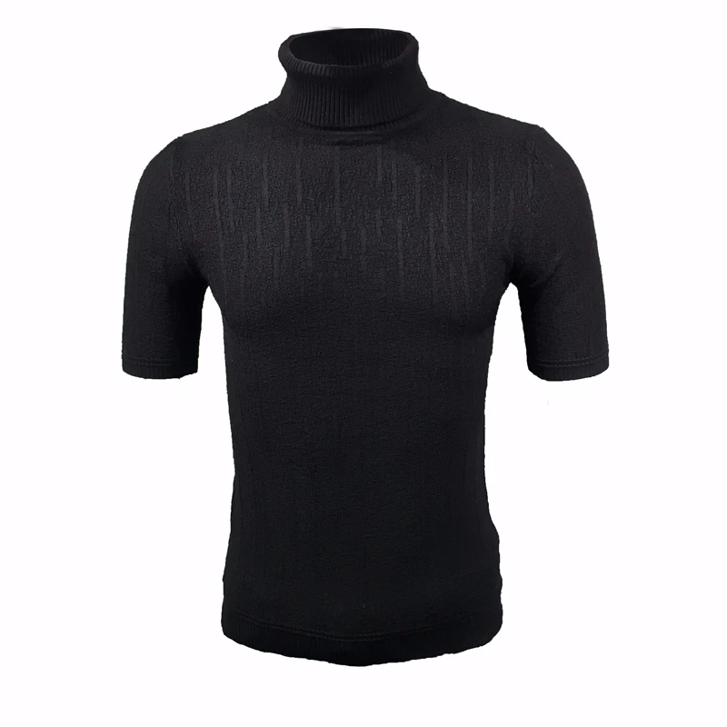 

2021 European New Spring/Summer High Quality Men's Solid Color Basic Sweater Fashion Slim