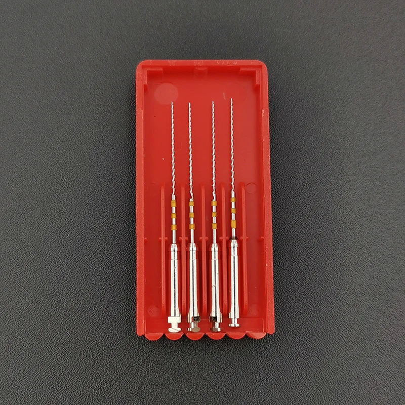 4pcs/box Dental Endo Files Gutta Condensor 25mm MacSpadden Condensor Files 21mm Endodontic files 45# 25mm Endo Files