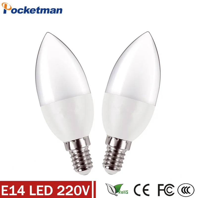 E14 светодиодный светильник 220V AC220V 230V Светодиодный точечный для внутреннего ing