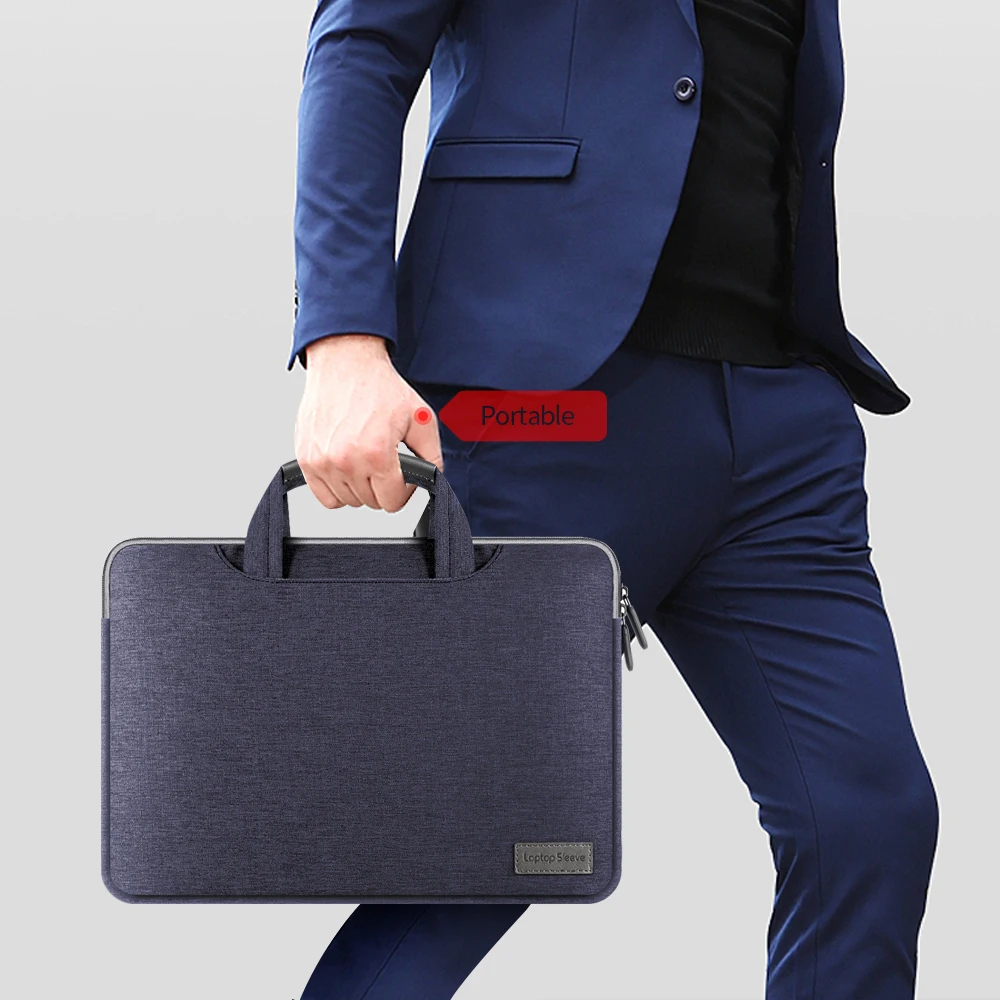 laptop bag sleeve case for macbook air pro 12 13 13 3 14 15 4 15 6 inch waterproof notebook handbag case for lenovo dell hp asus free global shipping