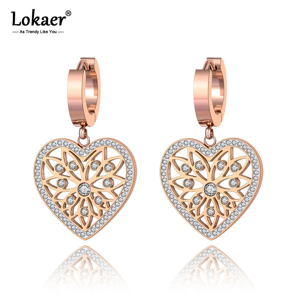 Женские серьги кольца из нержавеющей стали с фианитом|Серьги-кольца| |