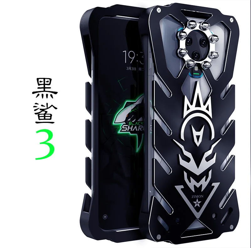 Чехол для Xiaomi Black Shark 3 алюминиевый металлический корпус чехол телефона чехлы