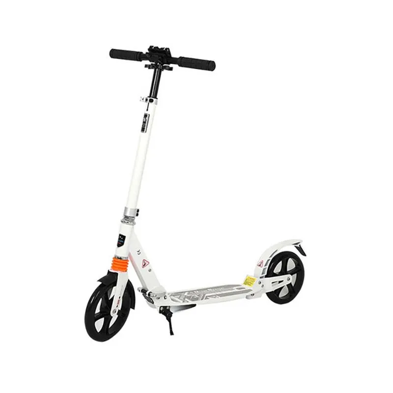 

Portable Adult Scooter 2-Wheels 200mm Big Wheels Pedal Skateboard Foldable Scooter Youngsters City Kick Scooter JL-D009