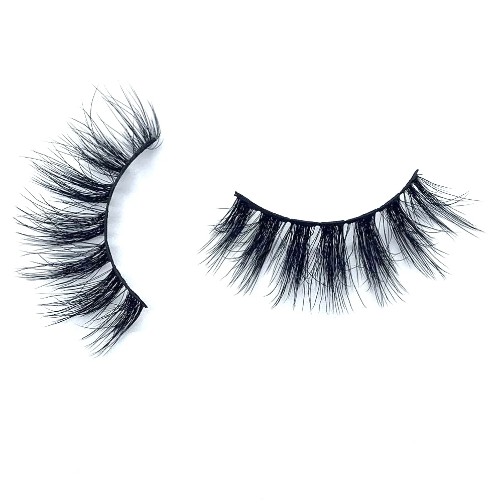 Ресницы 3D норковые ресницы натуральные ручной работы объемные мягкие длинные