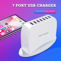 us plug multi port usb charger7 port 40w8a desktop usb charging station for iphone x876splus fast charger quick charge