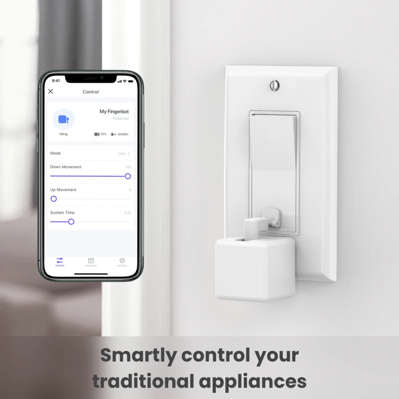 

2021 Adaprox Fingerbot The Smallest Robot Smart Switch Smart Life Adaprox Smart Mechanical Arms Work With Alexa Google Home Tuya