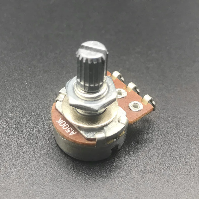 4 stücke 1518mm welle elektrische gitarre potentiometer töpfe volume tone control töpfe a250k b250k a500k b500k kleinegroßen top