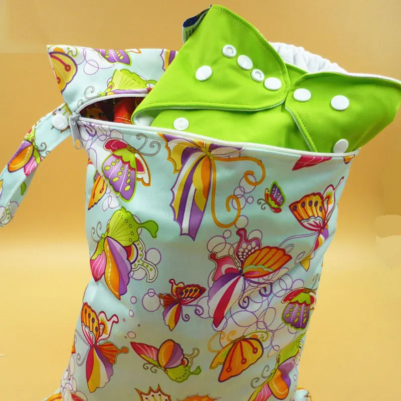 Водонепроницаемые сумки для детских подгузников на коляску 20 х25 см | Дом и сад