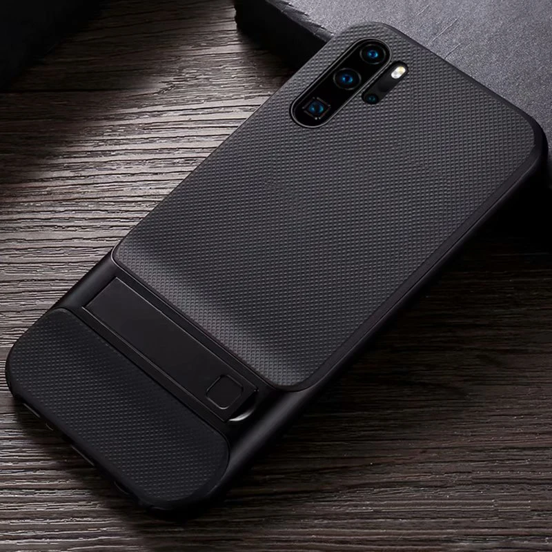 CAPSSICUM чехол с подставкой для huawei P30 Pro Чехол s PC силиконовый гибкий тонкий гелевый противоударный чехол с подставкой для задней панели P30PRO