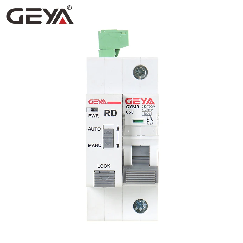 GEYA Din Rail GYM9 1P MCB с Autoreclose устройство автоматического возврата в исходное положение