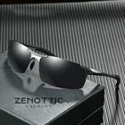 Солнцезащитные очки ZENOTTIC мужские без оправы, спортивные поляризационные для вождения, антибликовые UV400, в алюминиевой оправе
