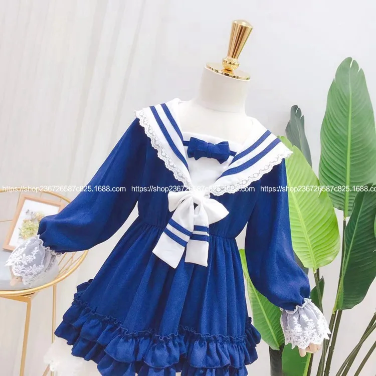 Детское платье Новинка осени 2019 женское Jun wind японское для девочек | Детская