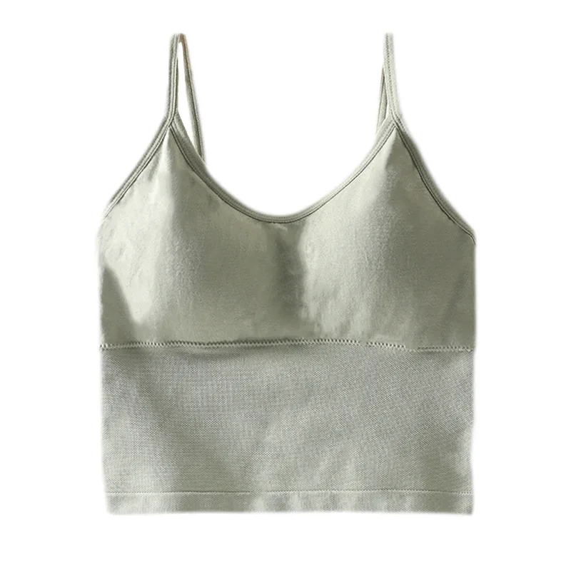 Нижнее белье женский бесшовный спортивный жилет с перекрестной спинкой красивый