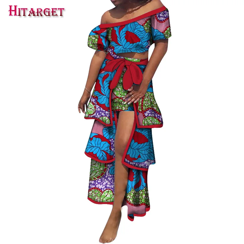 new Autumn african dresses for women 2 Piece Set Women Long Tops & Long Skirt Sets Africa Mermaid Maxi Clothing plus size wy5522