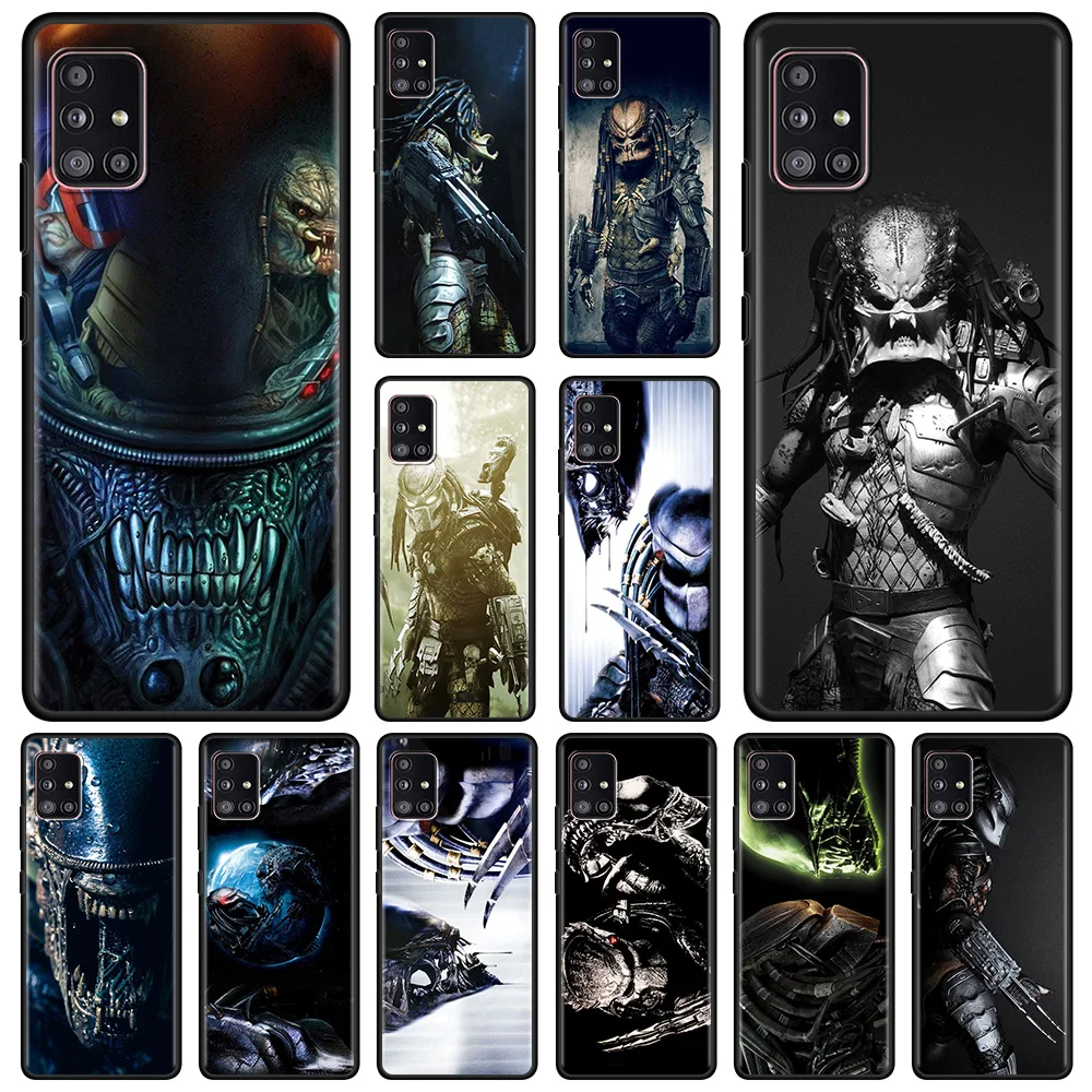 Чехол для телефона Samsung Galaxy A51 A12 A21s A71 A52 A31 A32 A02s A72 A11 A41 A22 A01 A02 A42 A21 F42 Coque Alien Predator |