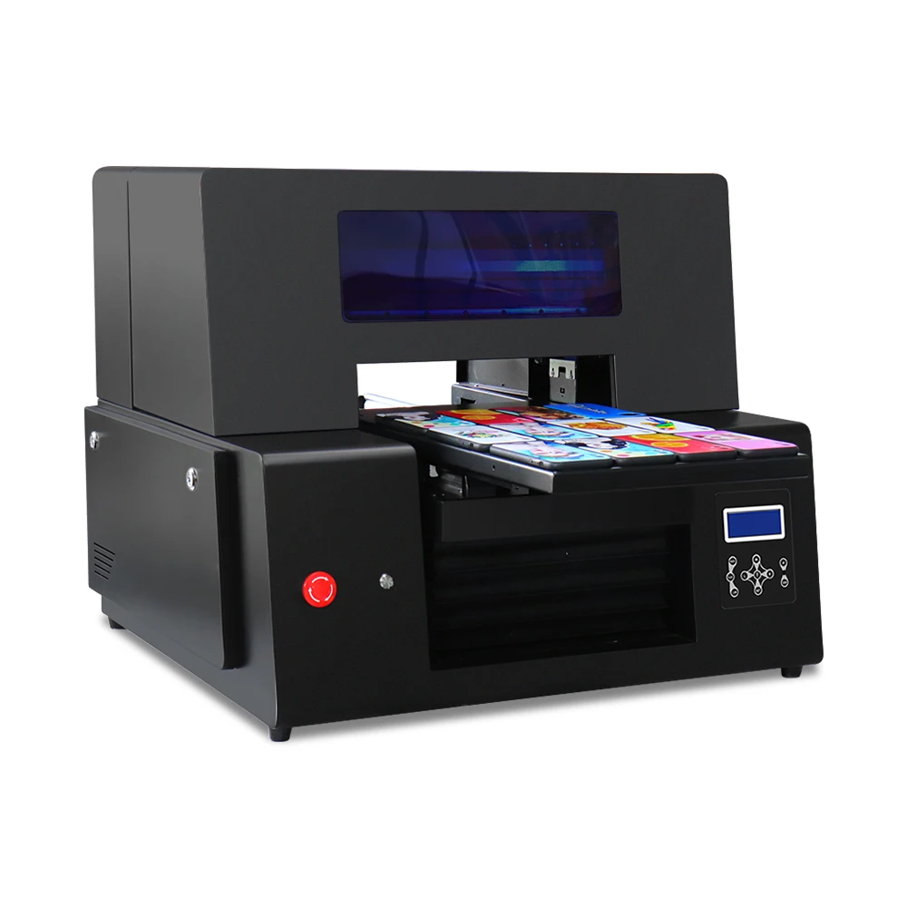Full Automatic A3 uv printer for phone case a3 bottle uv flatbed printer For phone case bottle arcylic metal uv printing machine