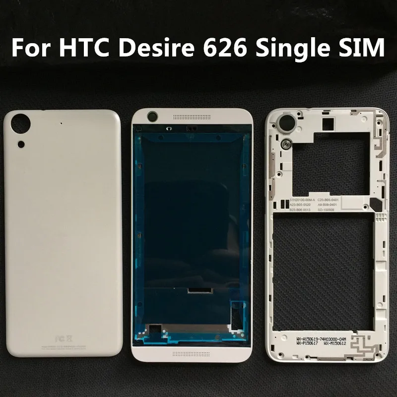 Чехол на заднюю батарейку для htc Desire 626 D626S с одной sim-картой, чехол на переднюю рамку, держатель лицевой панели
