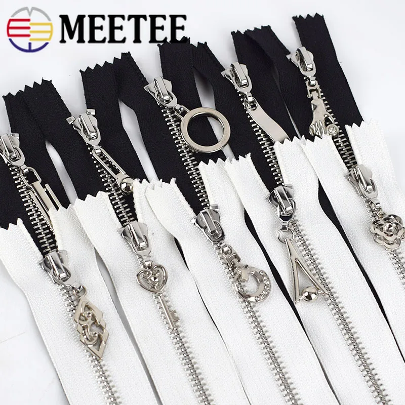 Meetee 10/30 шт. 20 см 5 # разъемная застежка молния металлическая с закрытым концом DIY