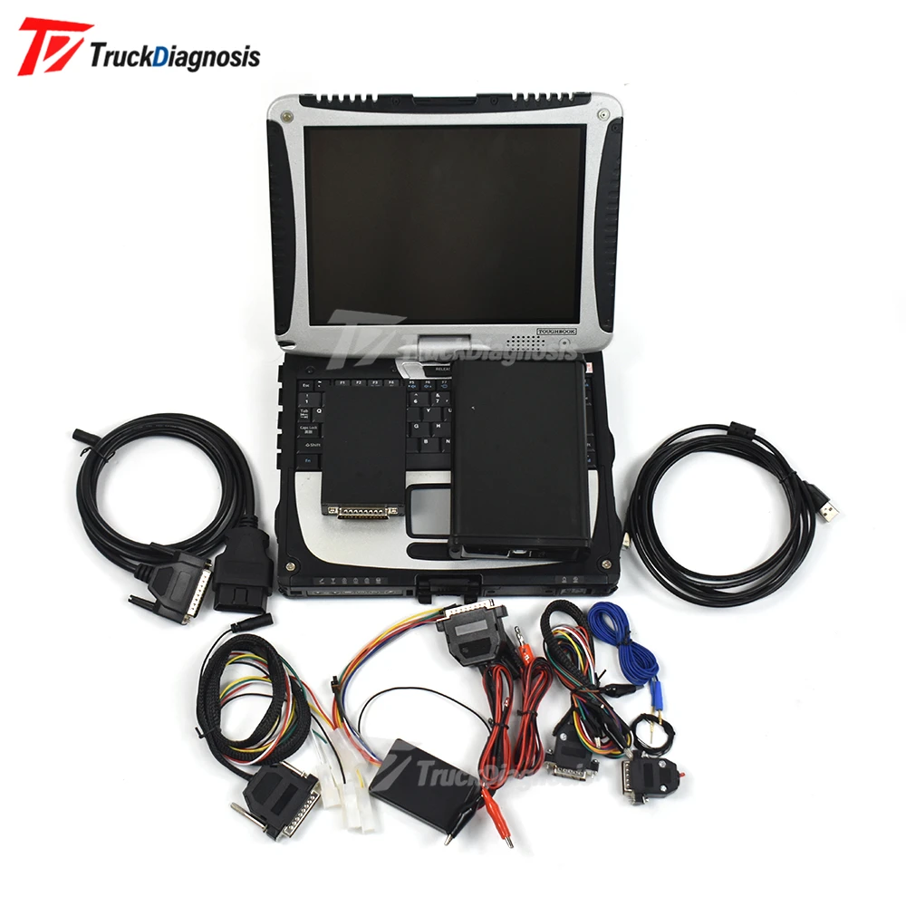 Онлайн 2 80 EU Red KESS V5.017 с CF19 Токен светодиодный Tag LED BDM Рамка Kess 5 017 OBD2 менеджер