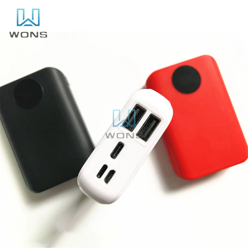 Портативный внешний аккумулятор с 2 USB-портами 3x18650 дюйма |