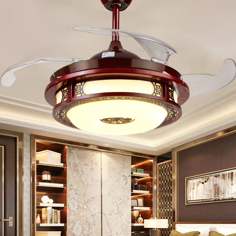 Новая китайская лампа-невидимка для потолочного вентилятора лампа ресторана