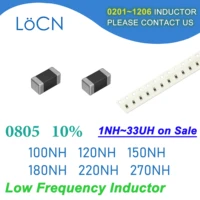 4000pcs 0805 2012 10 smd chip inductor 100nh 120nh 150nh 180nh 220nh 270nh multilayer ferrite inductors high quality nh k