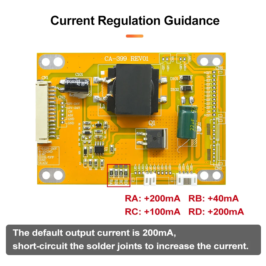 CA399 New Universal Constant Current Board 26 &quot- 50&quot LED LCD TV Backlight | Электронные компоненты и