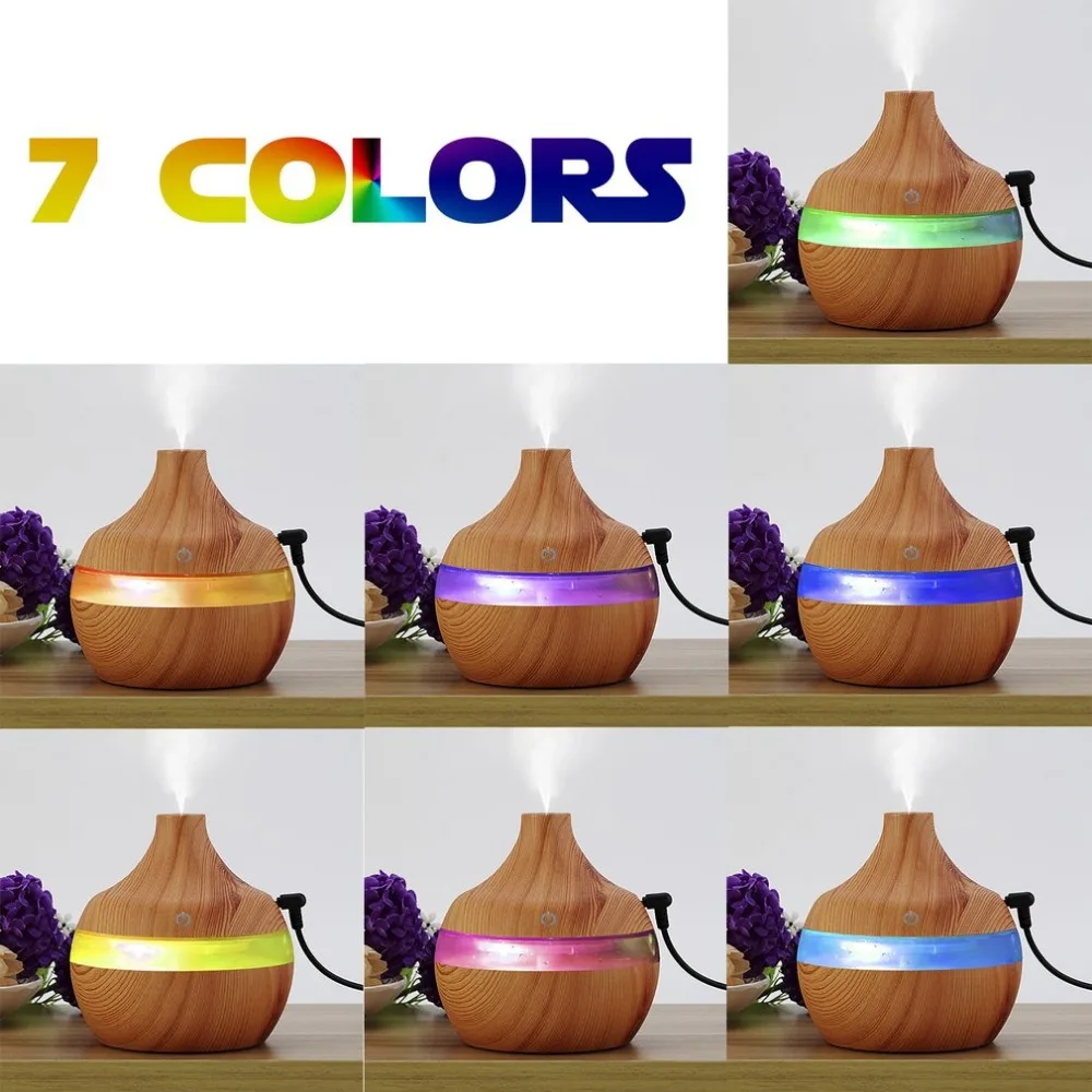 Wood Grain Aromatherapy USB Humidifier Drops Water Air Purification essential oil aroma diffuser Creative home grain | Бытовая техника