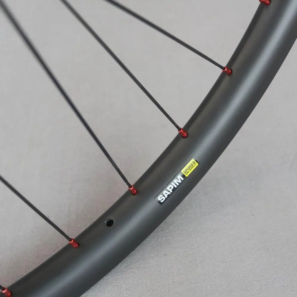 1469 г 29er MTB XC 33 мм ассиметричные Углеродные колеса 29 Глубокий клинчер бескамерные с