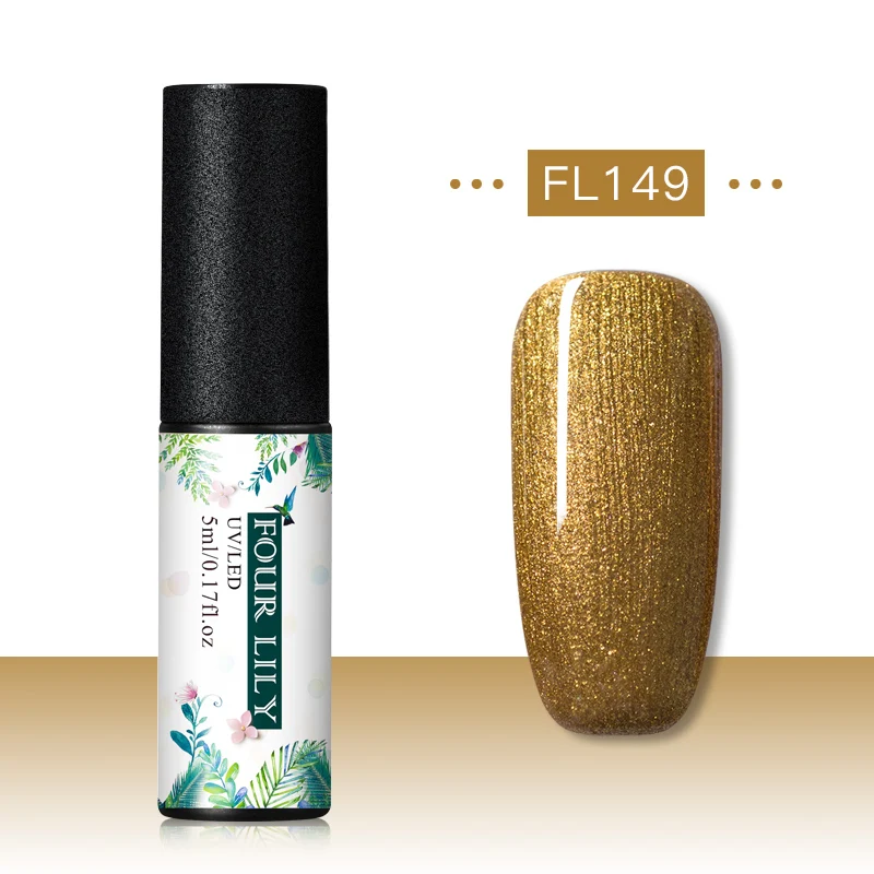 CS06920 Четыре лилии Гель-лак набор УФ Vernis Полупостоянный праймер верхнее покрытие 5 мл цветной гель для ногтей лак Nagellak Soak Off лак - Цвет: CS06920