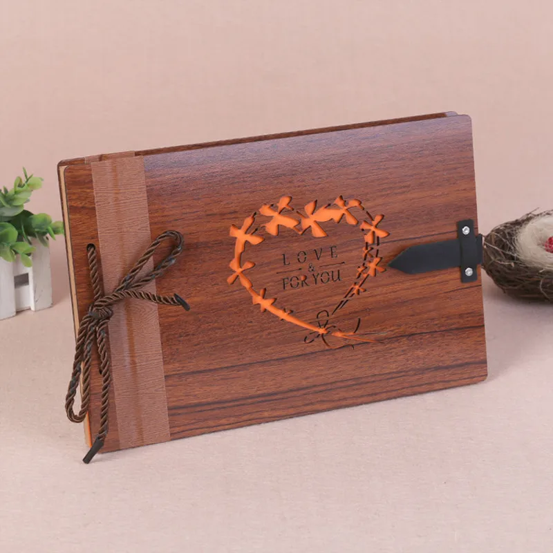 10 дюймовый альбом сделай сам для скрапбукинга Tether деревянный бумажная модель