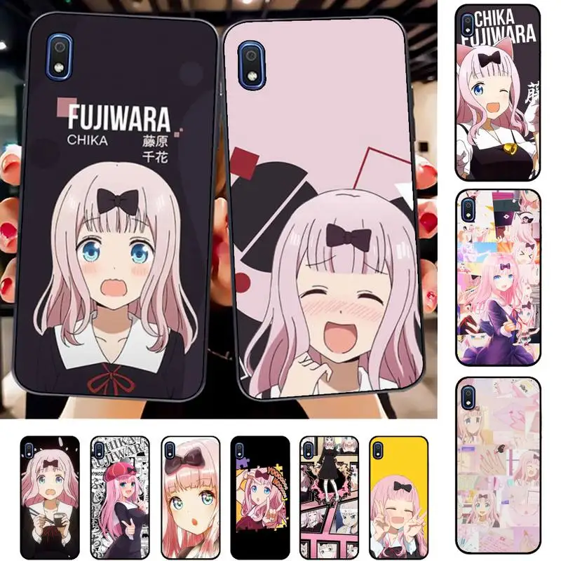 

Cute Fujiwara Chika Girls Anime Phone Case for Samsung A51 01 50 71 21S 70 31 40 30 10 20 S E 11 91 A7 A8 2018