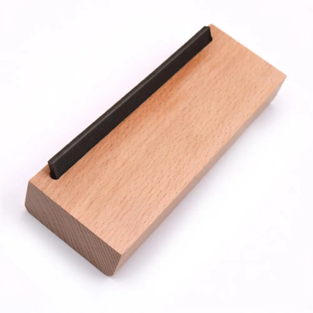 Wooden Block Guitar Fix Fret File Ends Grind Cutting Edge Burr Repair Tool Guitarra Chamfer Fretboard Tools 175x56mm | Спорт и