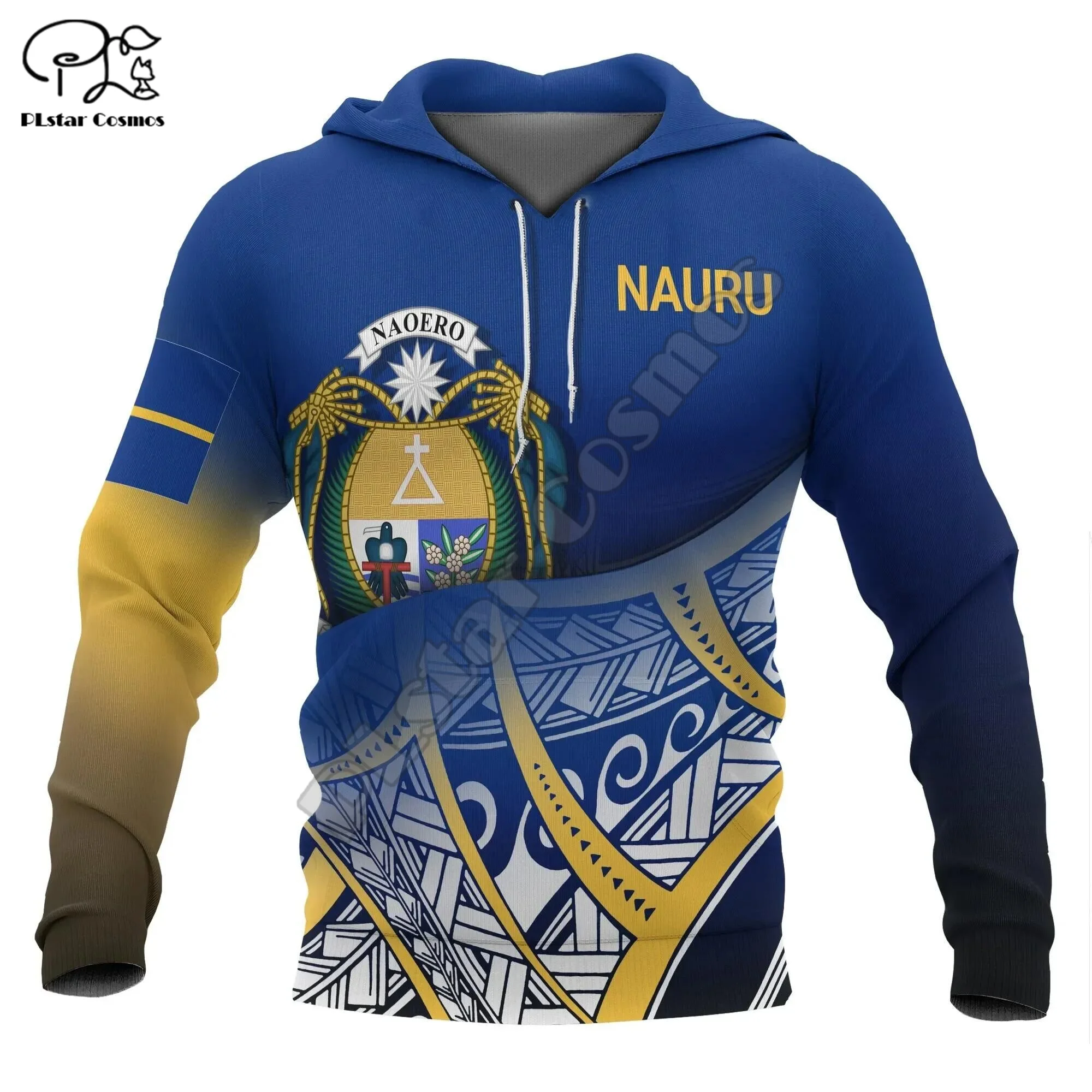 

Новинка, Модный пуловер Nauru с изображением флага страны Микронезии, Этническая культура, Ретро пуловер, 3dprint, мужские/женские осенние красоч...