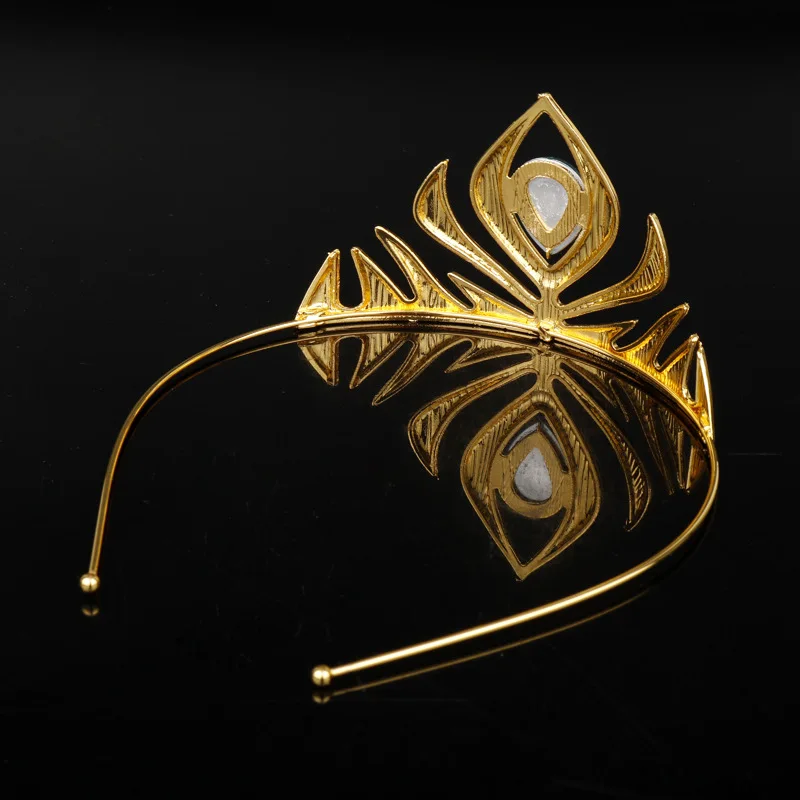 Кинофильм Эльза Золотой синий кристалл маленькая корона диадемы гребни для