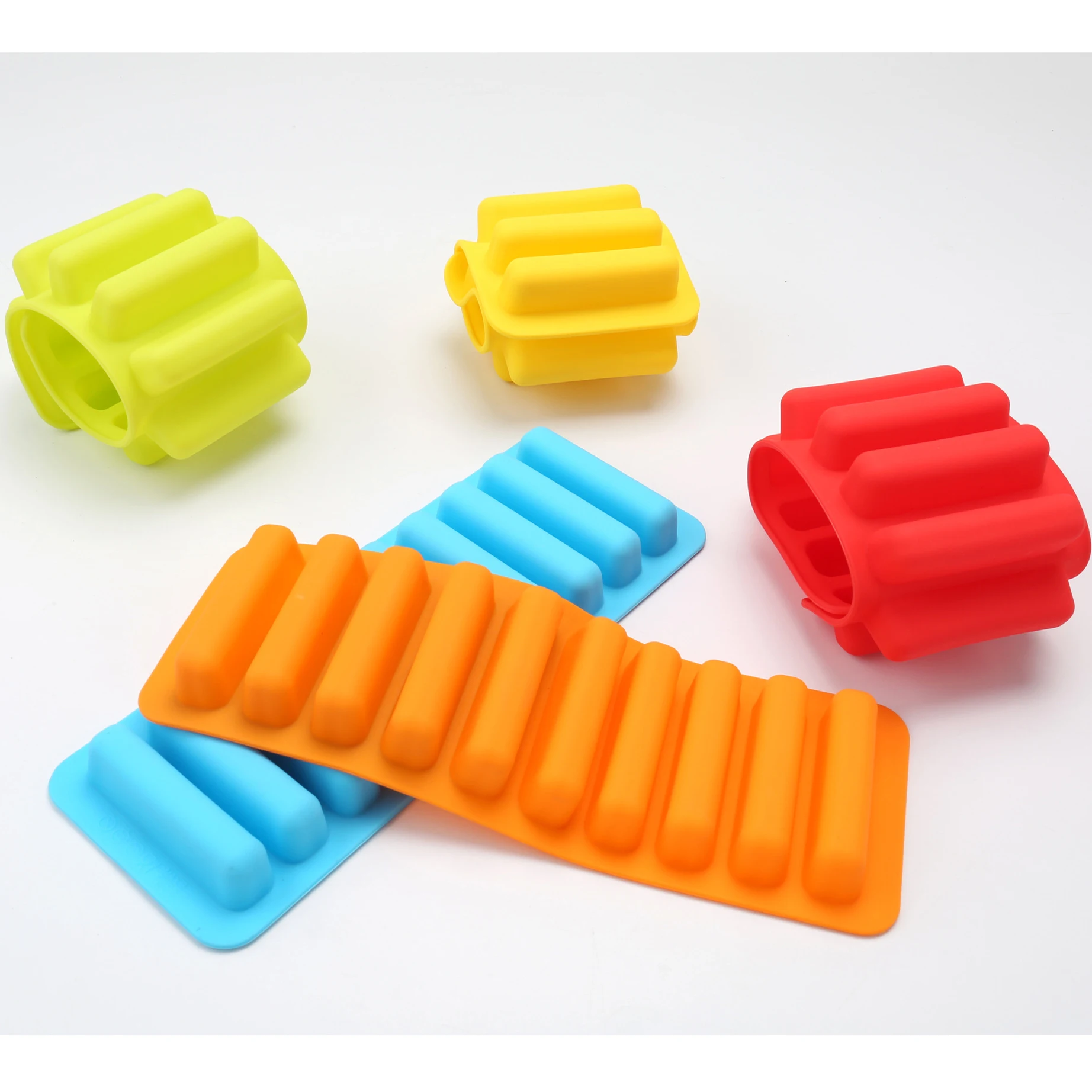 Форма для льда из пищевого силикона без бисфенола А 10 отверстий| |